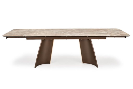 Rozkládací jídelní stůl VESNA 160(240)x90 béžový mramor