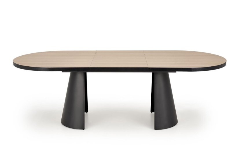 Rozkládací jídelní stůl GIACOMO 180(240)x100 přírodní/černý