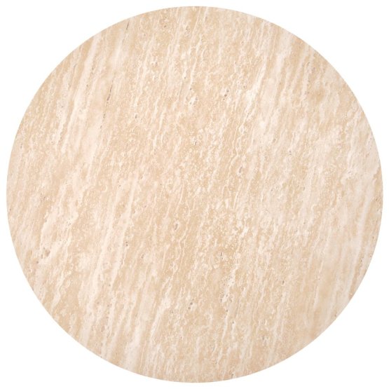 Konferenčný okrúhly stolík TRAVERTINO 60