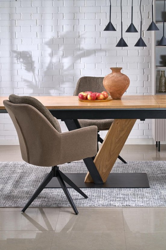 Jídelní křeslo K591 hnědá