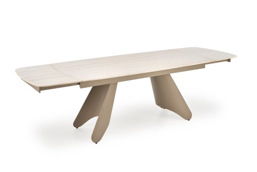 Rozkládací jídelní stůl SALIX 180(260)x90 traventin/kašmír