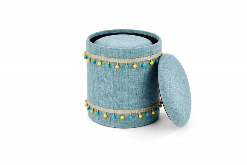 Set 2 taburetů GRADO světle modrý