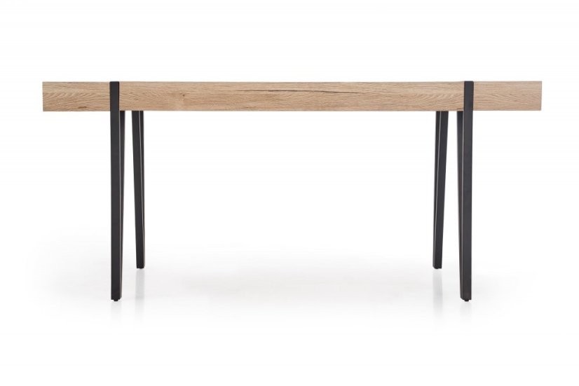 Jedálenský stôl YOHANN 170x90 dub san remo/čierny