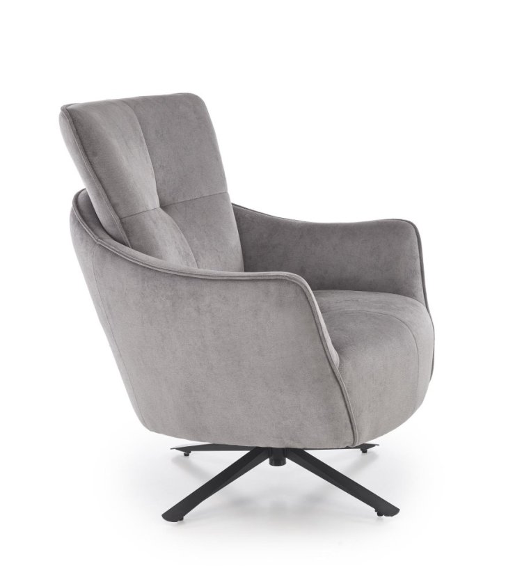 Otočné křeslo SCAMPI šedé