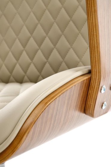 Kancelářské křeslo TIMBER ořech/béžová