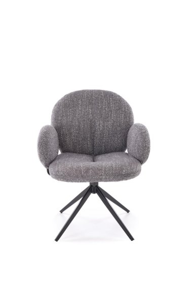 Jedálenská stolička / kreslo K568 sivá