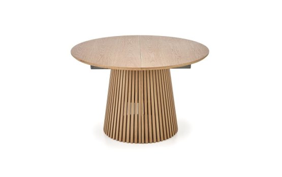 Okrúhly rozkladací jedálenský stôl FARGO 120(210)x120 prírodný