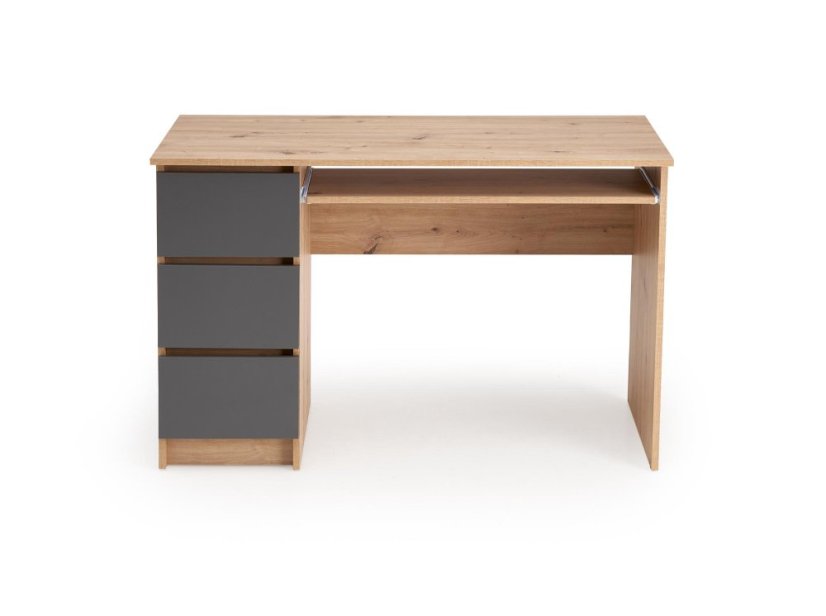 Písací stôl CINO dub artisan/grafit