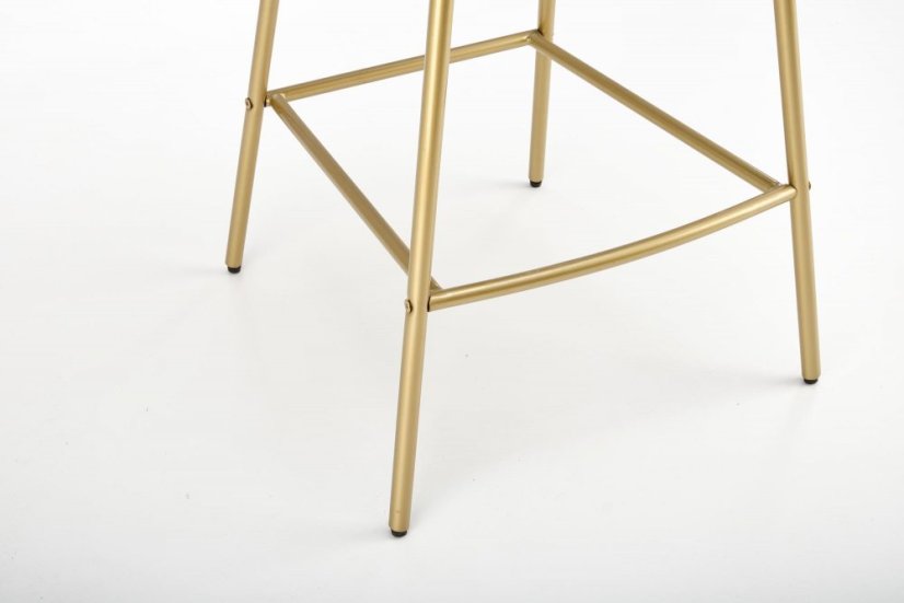 Barová stolička H113 čierna/biela