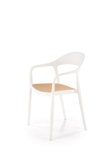 Stolička K530 biela/prírodná