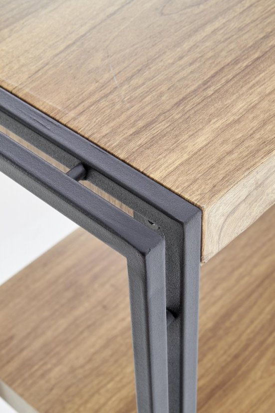 Regál BOLIVAR REG2 dub zlatý/černý