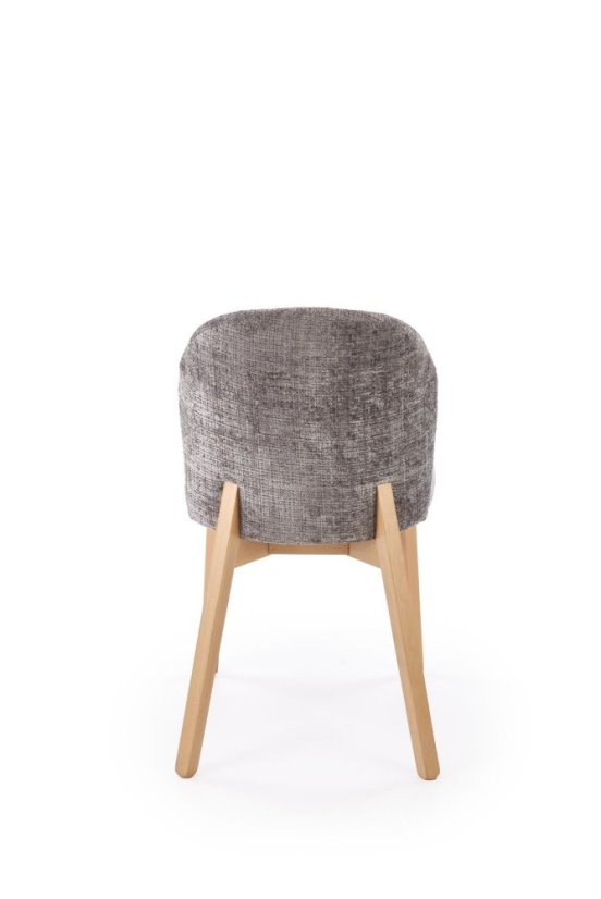 Jedálenská stolička BASSO dub prírodný/sivá