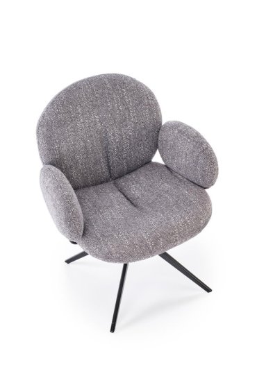 Jedálenská stolička / kreslo K568 sivá