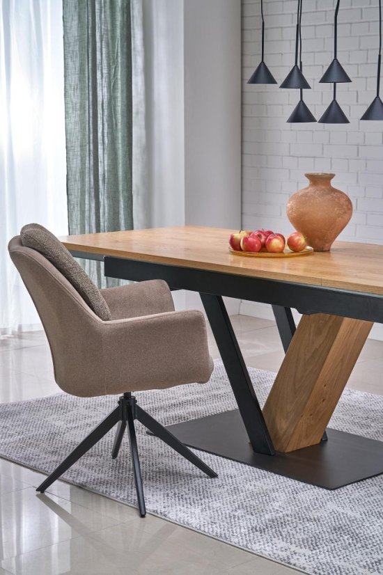 Jídelní křeslo K591 hnědá