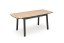 Rozkladací jedálenský stôl BARRIL 130(170)x80 dub artisan/čierna