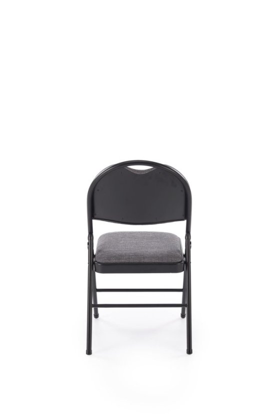 Skládací židle K566 černá/šedá