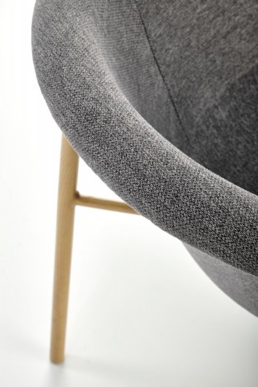 Jídelní židle / křeslo K489 šedá