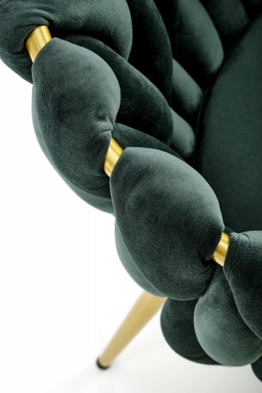 Jedálenská stolička / kreslo K517 tmavo zelená