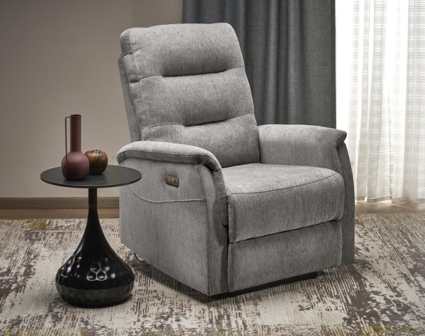 Relaxační křeslo JAMAL šedé