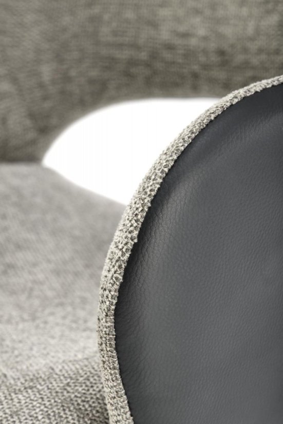 Otočná stolička / kreslo K494 sivá/čierna