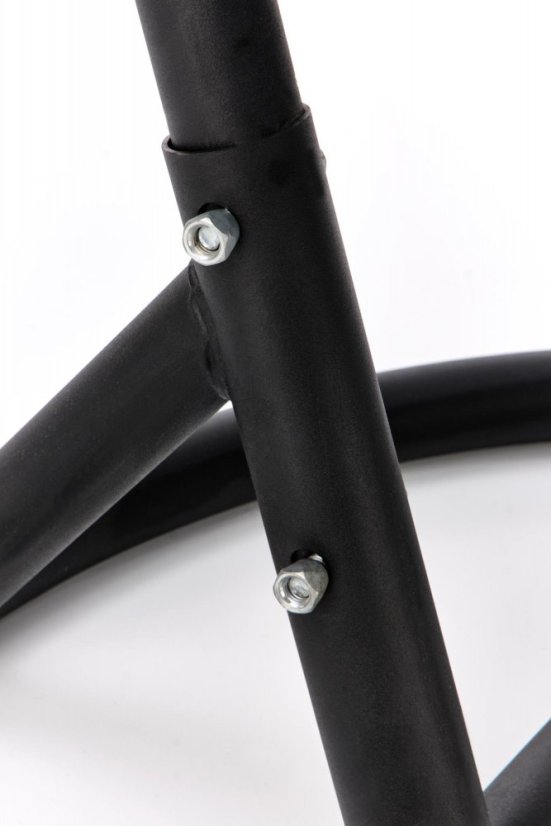 Závěsné zahradní křeslo EGGY šedé/černé