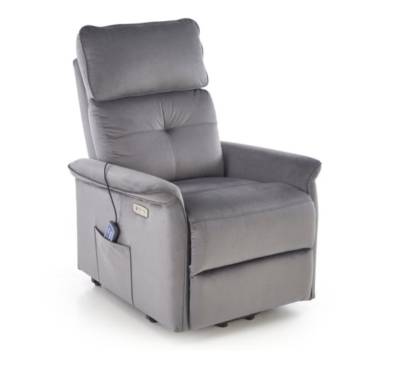 Relaxační křeslo SEMIR 2 šedé