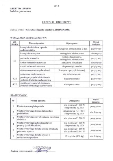 Kancelárska stolička AMBASADOR sivá/čierna