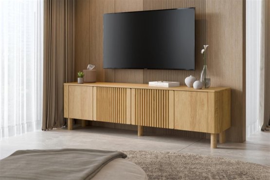 TV stolík ARANGO RTV-2 dub hikora (190 cm)