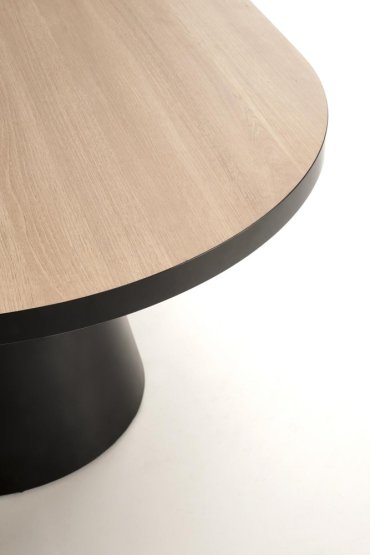 Rozkladací jedálenský stôl GIACOMO 180(240)x100 prírodný/čierny
