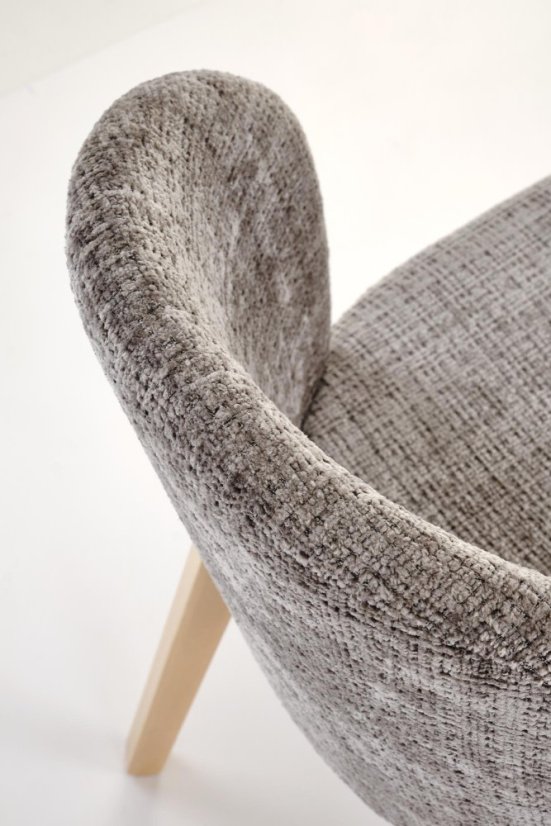 Jedálenská stolička BASSO dub prírodný/sivá