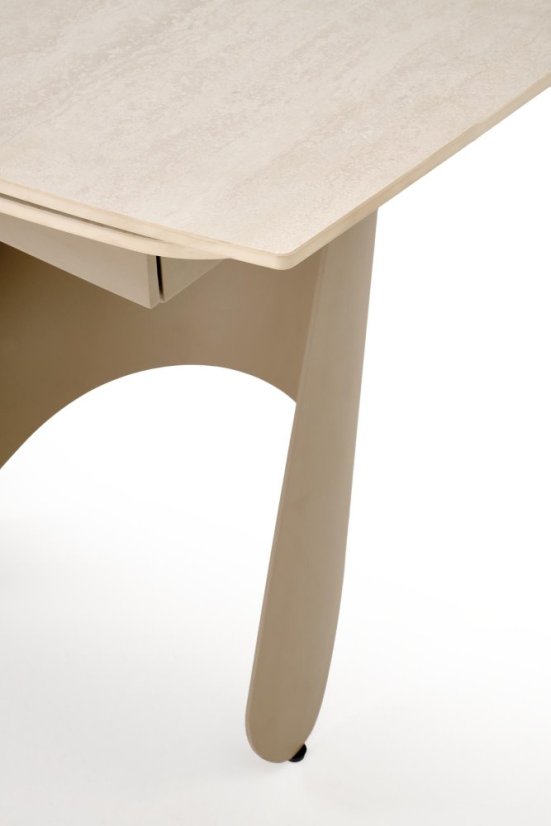 Rozkládací jídelní stůl SALIX 180(260)x90 traventin/kašmír