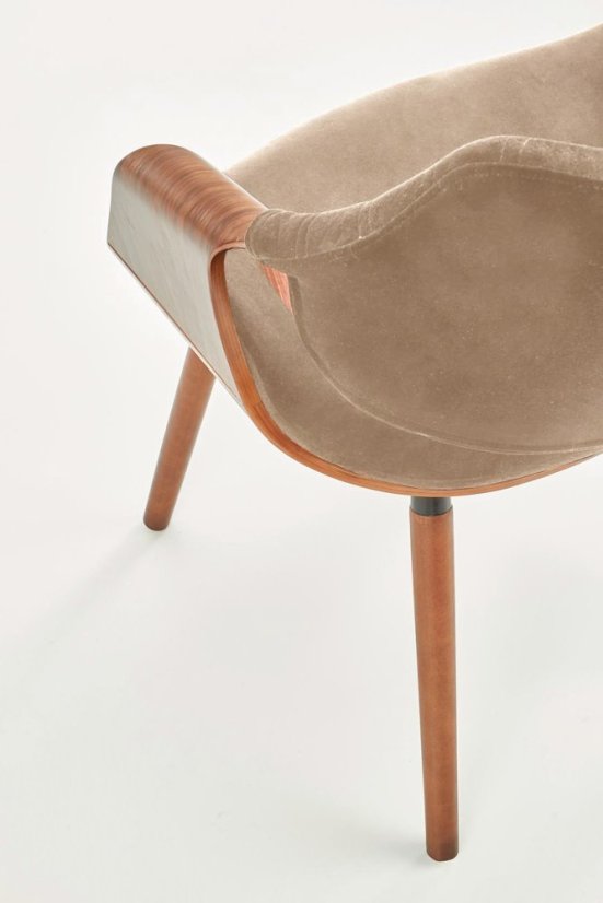 Jedálenské kresielko K396 velvet béžové