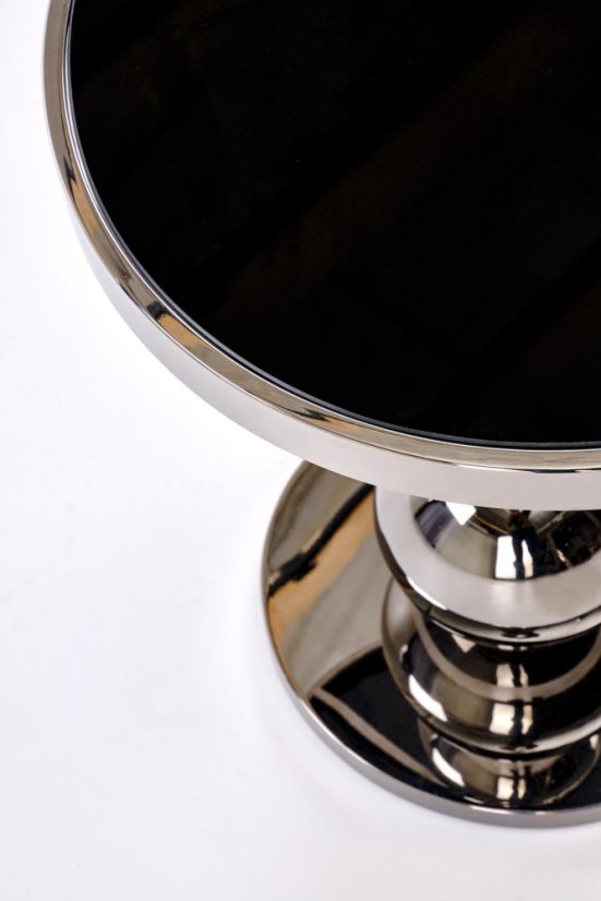 Konferenčný stolík CARLA čierna/strieborná