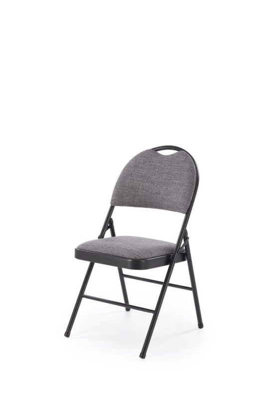 Skládací židle K566 černá/šedá