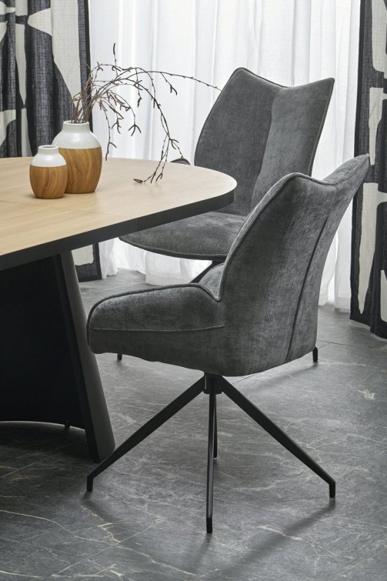 Rozkládací jídelní stůl GIACOMO 180(240)x100 přírodní/černý