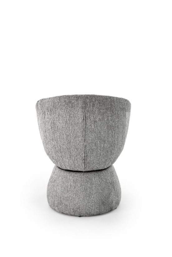 Otočné jedálenské kreslo K581 sivá