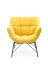 Křeslo BELTON žluté