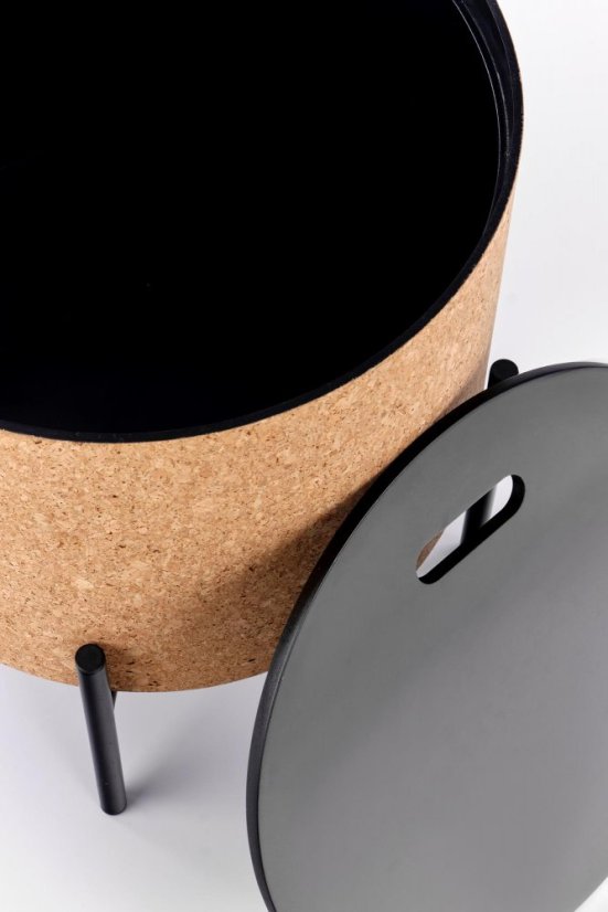 Konferenční stolek SASHA přírodní/černý