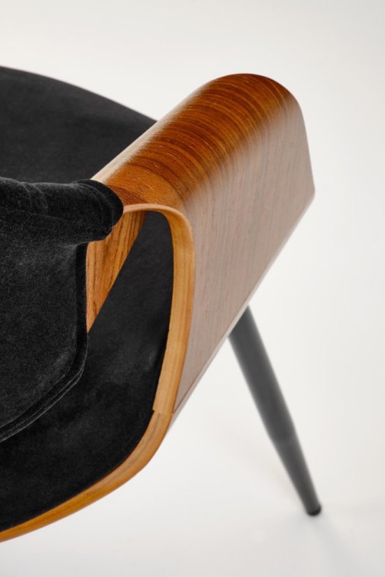 Jídelní židle / křeslo K586 ořech/černá