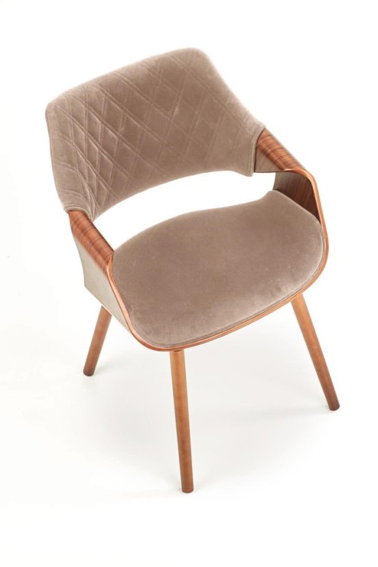 Jedálenské kresielko K396 velvet béžové