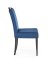 Jedálenská stolička CLARION 2 velvet modrá