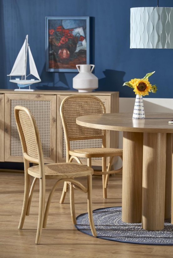 Kulatý jídelní stůl ELEFANTE ø 120 dub