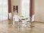 Rozkládací jídelní stůl STANFORD XL 130(250)x80 bílý