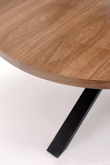 Rozkladací jedálenský stôl JASON 180(300)x100 orech / čierny