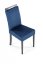 Jedálenská stolička CLARION 2 velvet modrá