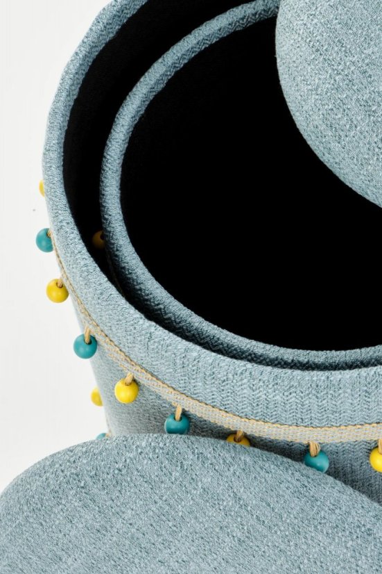 Set 2 taburetů GRADO světle modrý