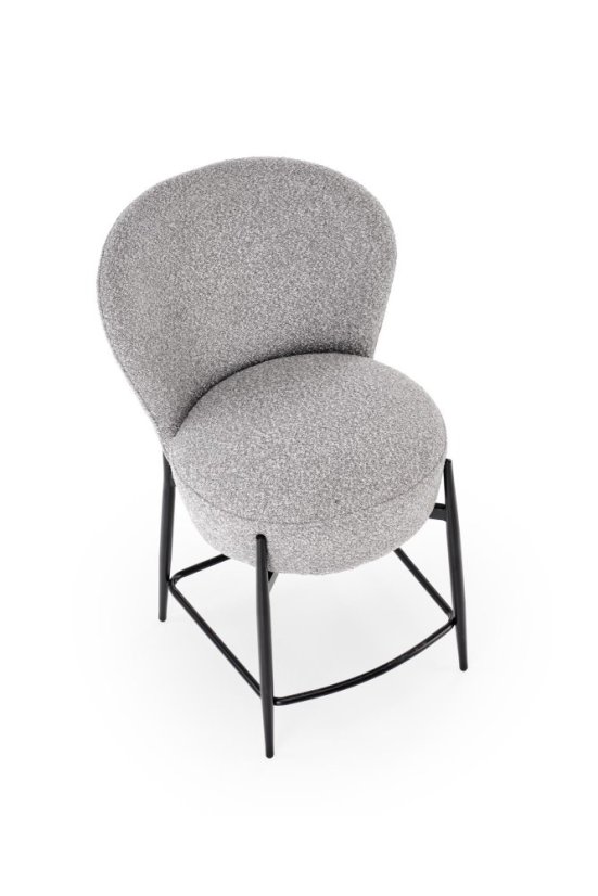 Barová stolička H126 sivá