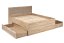 Posteľ BORNEO 160x200 dub artisan