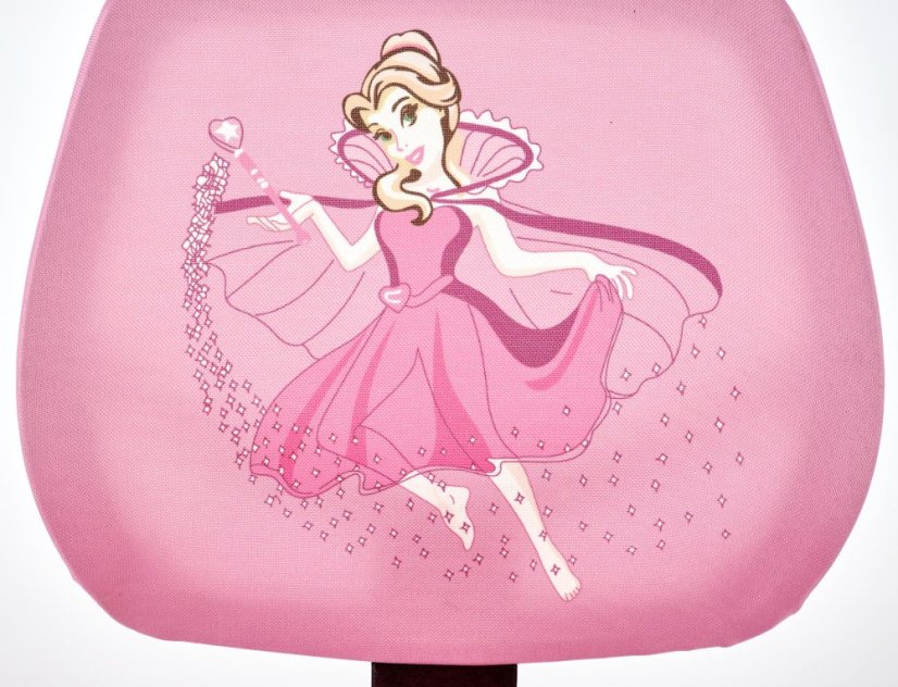 Dětská otočná židle BINGO růžová