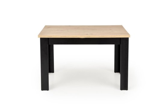 Rozkladací jedálenský stôl BAGIO 120(160)x80 dub artisan/čierny